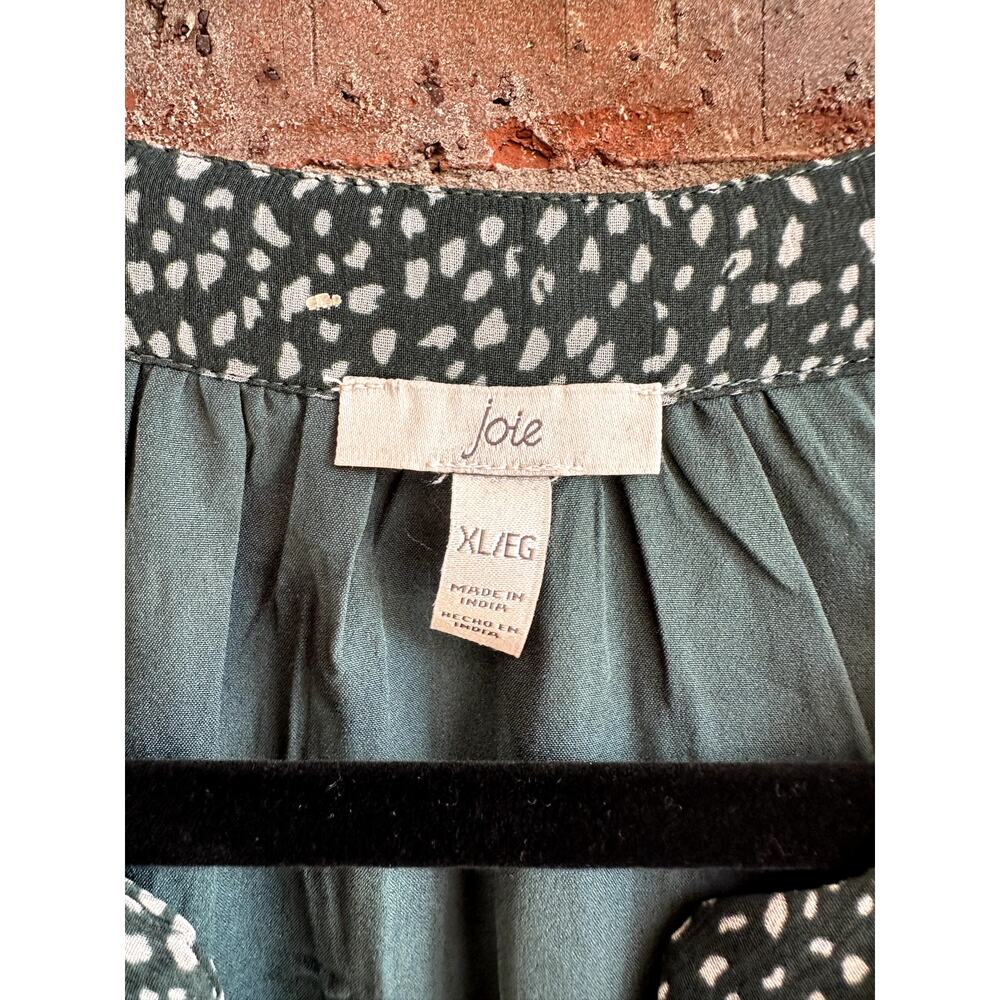 Joie Green/white Dress XL - Picture 3 of 4